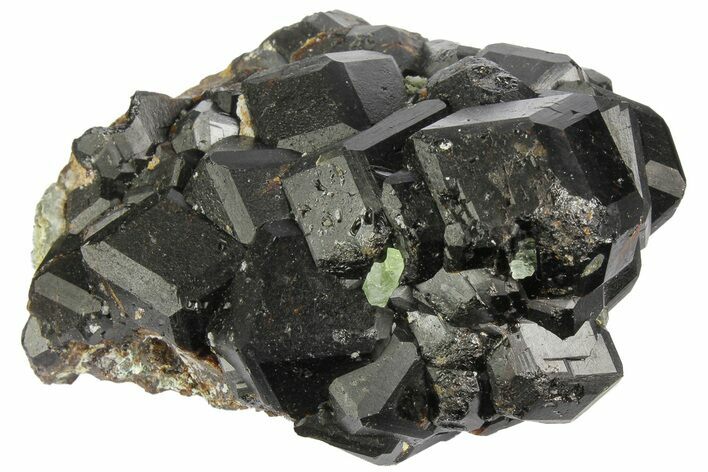 Andradite Garnet Cluster with Fluorapatite - China #182837